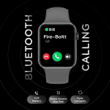 Fire-Boltt Visionary Bluetooth Calling Smartwatch | 1.78"Amoled Display | Dark Grey | BSW046