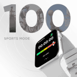 Fire-Boltt Visionary Bluetooth Calling Smartwatch | 1.78"Amoled Display | Silver | BSW046