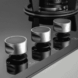 KAFF Tempered Glass Top | Automatic Electric Hob | 3 Burner | FBB 783 | Black