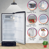 LG Direct Cool Single Door Refrigerator | 185 L | 3 Star | Blue Charm | GL D201ABCD