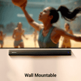 Zebronics Zeb Juke Bar Bluetooth Single Soundbar | Supporting Wall Mount | 2500 | 2.0 Channel | Black