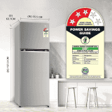 LG CONVERTIBLE DOUBLE DOOR REFRIGERATOR | SMART INVERTER COMPRESSOR | 246 L | DAZZLE STEEL | GLS262SDSX
