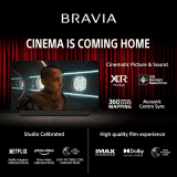 Sony Bravia 9 Series 4K Ultra HD AI Smart Mini LED Google TV | 75 inches | Black | K75XR90