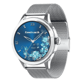 Fastrack Noir Pro BT Calling Women Smartwatch | Silver