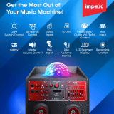 Impex ST 100A Stage Speaker | FM Radio | 100W | Black