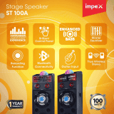 Impex ST 100A Stage Speaker | FM Radio | 100W | Black