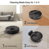 Eureka Forbes Smart Clean with Home Mapping Pro Vacuum Cleaner | Black