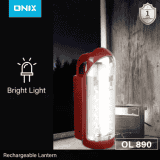 Impex Onix Rechargeable LED Lantern Emergency Light | Red | OL 890