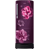 Samsung Direct Cool Single Door Refrigerator | 223 L | 3 Star | Camellia Purple | RR24C2823CR/NL