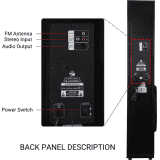 ZEBRONICS Bluetooth Tower Speaker | 2 MIC | BT 9500 RUCF