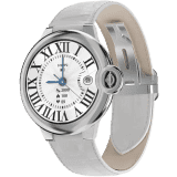 Fire-Boltt Topaz Round Luxury Smartwatch |1.3 Inch | White