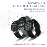 Pebble Vast Amoled Smart Watch | 1.43 Inch | Evening Blue | PFB207