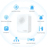 Tapo Tp-Link H100 Iot Smart Hub | Smart Alarm | Doorbell, Smart Actions with Sensors