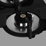 Faber Maxus HT603 CRS BR CI AI Glass Automatic Hob | 3 Burners | Black