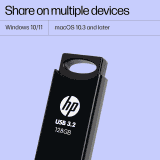 HP USB 3.2 Flash Drive | 128GB | 712w | Black
