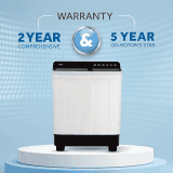Haier Semi Automatic Top Load Washing Machine | 7 Kg | White | HTW70 178BKN