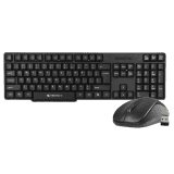 Zebronics Zeb Companion Wireless Keyboard and Mouse Combo | USB 107 |  Nano Receiver | Black