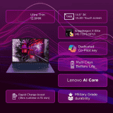 Lenovo Yoga Slim 7x Touchscreen Laptop | Snapdragon X Elite X1E | 32GB | 1TB SSD | Qualcomm NPU 45TOPS | Cosmic Blue | 83ED003BIN