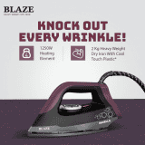 Havells Blaze Heavy Weight Dry Iron | 1250 W | Black