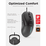 Lenovo Legion M300s RGB Gaming Mouse | 8000 DPI Adjustable Sensor | Black