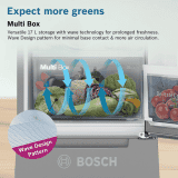 Bosch Direct Cool Single Door Refrigerator | 207L | Base Stand with Drawer | Fine Steel | CST20S25PI