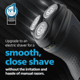 Philips Electric Shaver for Men | 3D Floating Heads | Blue |  S1151/03
