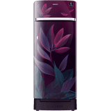 Samsung Direct Cool Single Door Refrigerator | 215 L | Base Stand Drawer | Paradise Bloom Purple | RR23D2H259R/HL