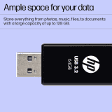HP 712w USB Flash Drive | 64GB | 3.2 | Black
