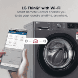 LG Fully Automatic Front Loading Washing Machine | 9 Kg | Middle Black | FHV1409Z2M ABMQEIL
