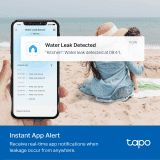 TP-Link Tapo T300 Smart Water Leak Sensor | Dripping Detection | White
