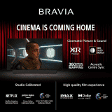 Sony BRAVIA 8 Series OLED Google TV | 55 inches | 4K Ultra HD AI Smart | K-55XR80
