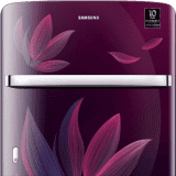Samsung Direct Cool Single Door Refrigerator | 215 L | Base Stand Drawer | Paradise Bloom Purple | RR23D2H259R/HL