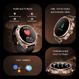 boAt Enigma Z20 Amoled Smartwatch with Bluetooth Calling | Jet Black