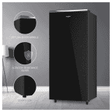 Whirlpool Direct Cool Single Door | 192 L | 3 Star | Crystal Black | 215 IMPRO GD PRM | 73304