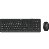 HP KM160 Wired Mouse and Keyboard | Wired USB Multi device Keyboard | Black