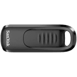 SanDisk Ultra Slider USB Type C Flash Drive | 64GB | Black