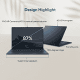 ASUS Zenbook 14 OLED Light Weight Laptop | intel Evo Core Ultra 5 125H | 16GB | 1TB  | Ponder Blue | UX3405MA-PP555WS
