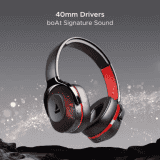 boAt Rockerz 425 Bluetooth Wireless Headphones |  Mic Signature Sound | Active Black