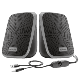Lapcare Twiny 2 Computer Speaker | Grey | LUS-204