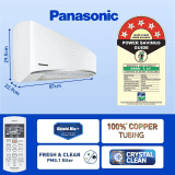 Panasonic  Split Inverter AC | 1 Ton  | 5 Star | White | CS/CU-EU12AKY5F