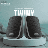 Lapcare Twiny 2 Computer Speaker | Grey | LUS-204