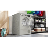 BOSCH Series 4 Fully Automatic Front Load Dryer | 9 kg | Silver Inox | WPG24108IN