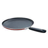 Prestige Omega Deluxe Aluminium Induction Base Non Stick Omni Tawa | 28 cm | Red