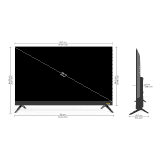 Vu Premium Series 4K Ultra HD Smart LED TV | 109 cm (43 Inch) | Black