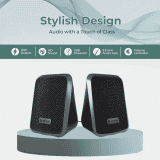 Lapcare Twiny 2 Computer Speaker | Grey | LUS-204