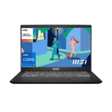 MSI Modern 14 Laptop | Intel i7 12th Gen 1255U | 16GB | 512GB | Classic Black | C12MO-1202IN
