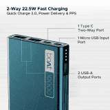 boAt Energyshroom Powerbank | 10000mAh | Steel Blue | PB300