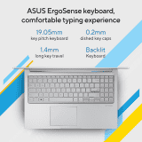 ASUS Vivobook 15 Light Weight Laptop | Intel Core 5 120U | 16 GB | 512 GB SSD | 15.6 Inch | Cool Silver | X1504VAP-NJ541WS