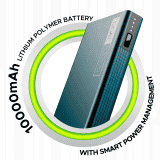 boAt Energyshroom Powerbank | 10000mAh | Steel Blue | PB300