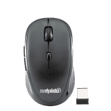 Salpido Rechargeable Wireless Mouse | 2.4GHZ | Black | RWM1